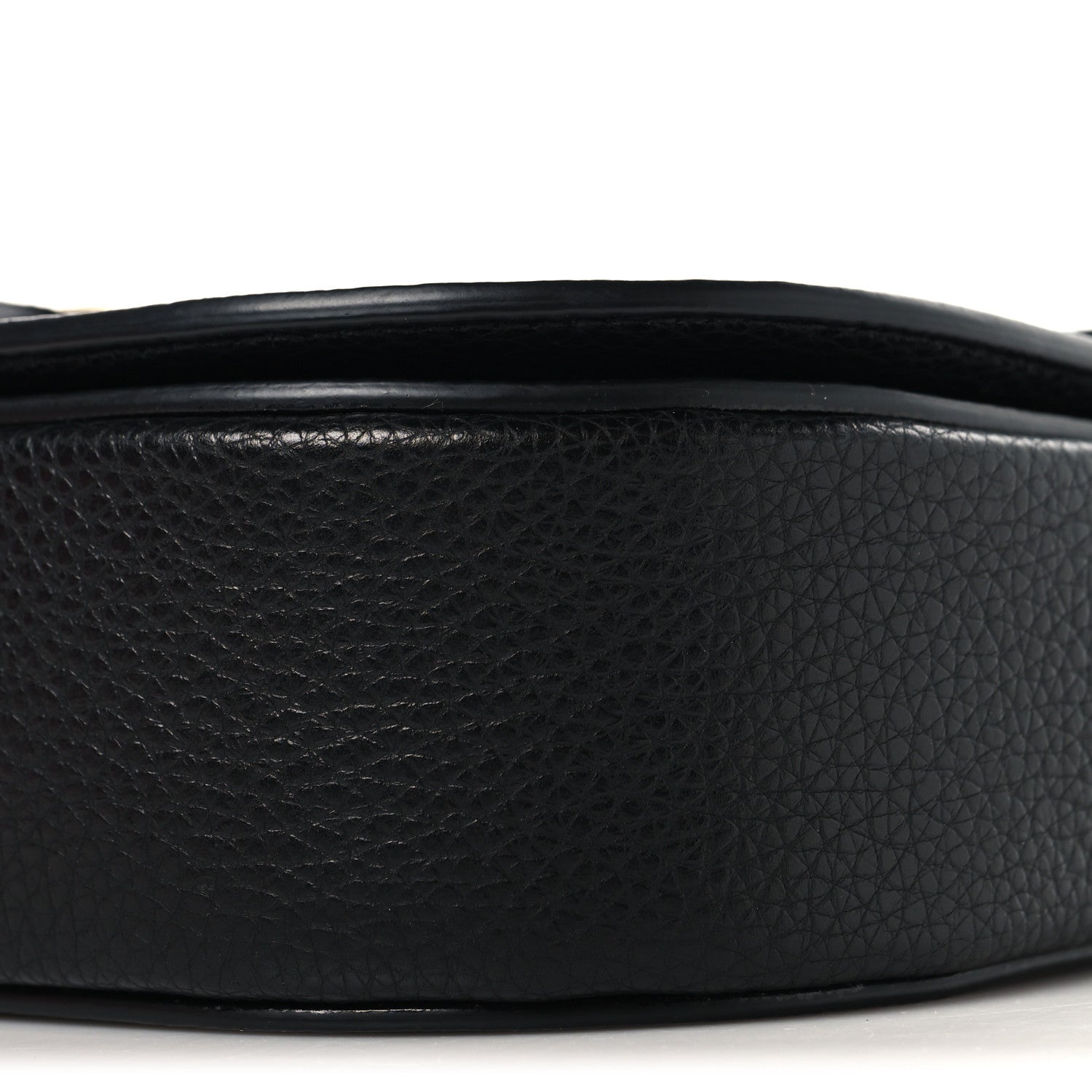 Salvatore Ferragamo Calfskin Double Gancini Crossbody Black 9 of 10