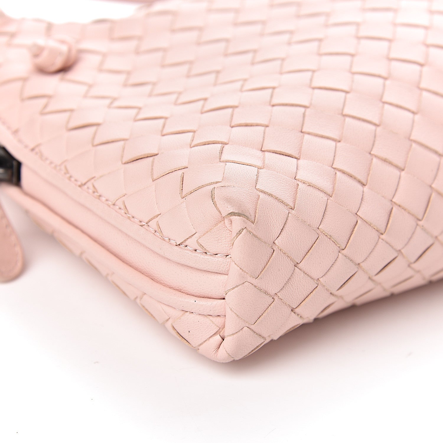 Bottega Veneta Nappa Intrecciato Nodini Crossbody Flamingo 11 of 13