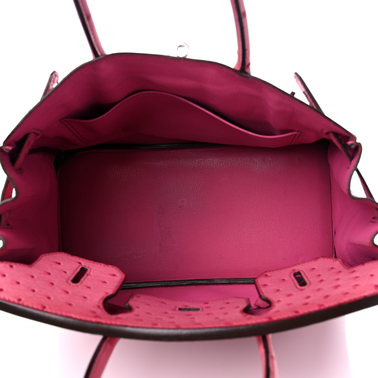 Hermes Ostrich Birkin 30 Fuchsia 6 of 17
