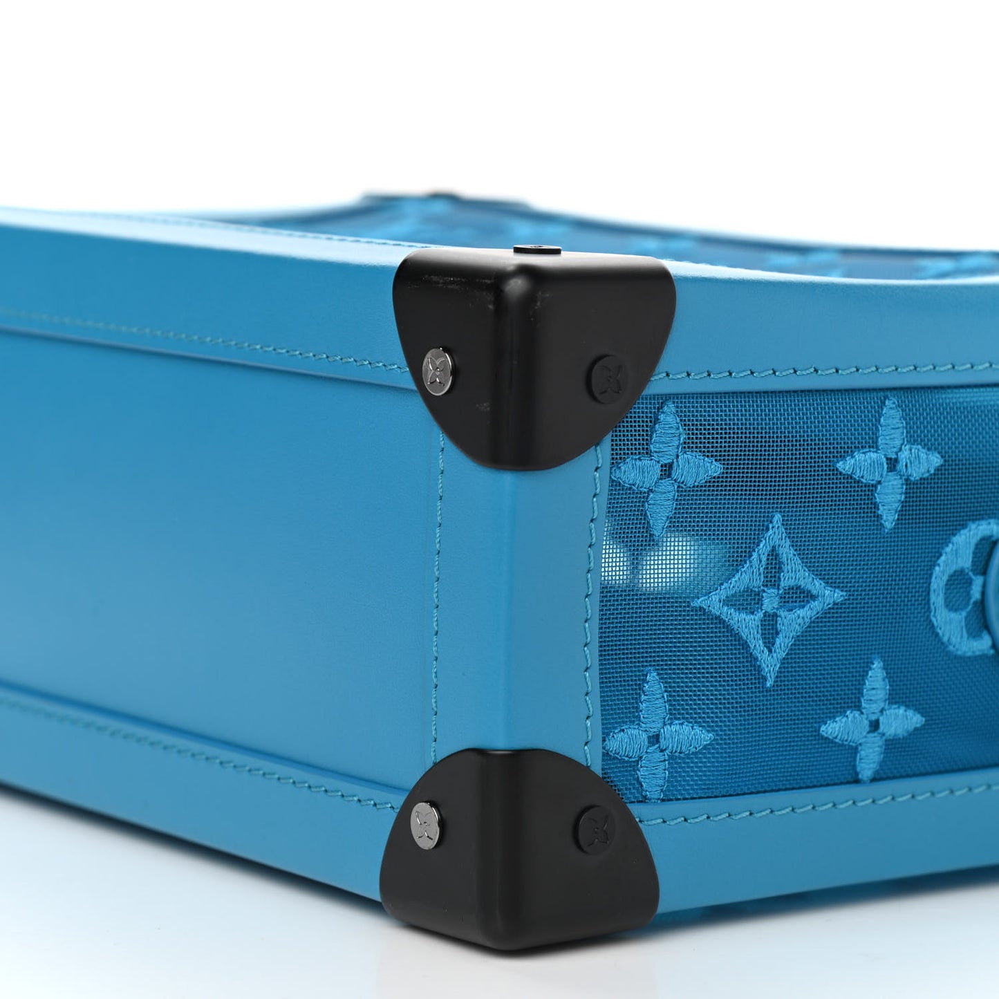 Monogram See Through Soft Trunk Turquoise