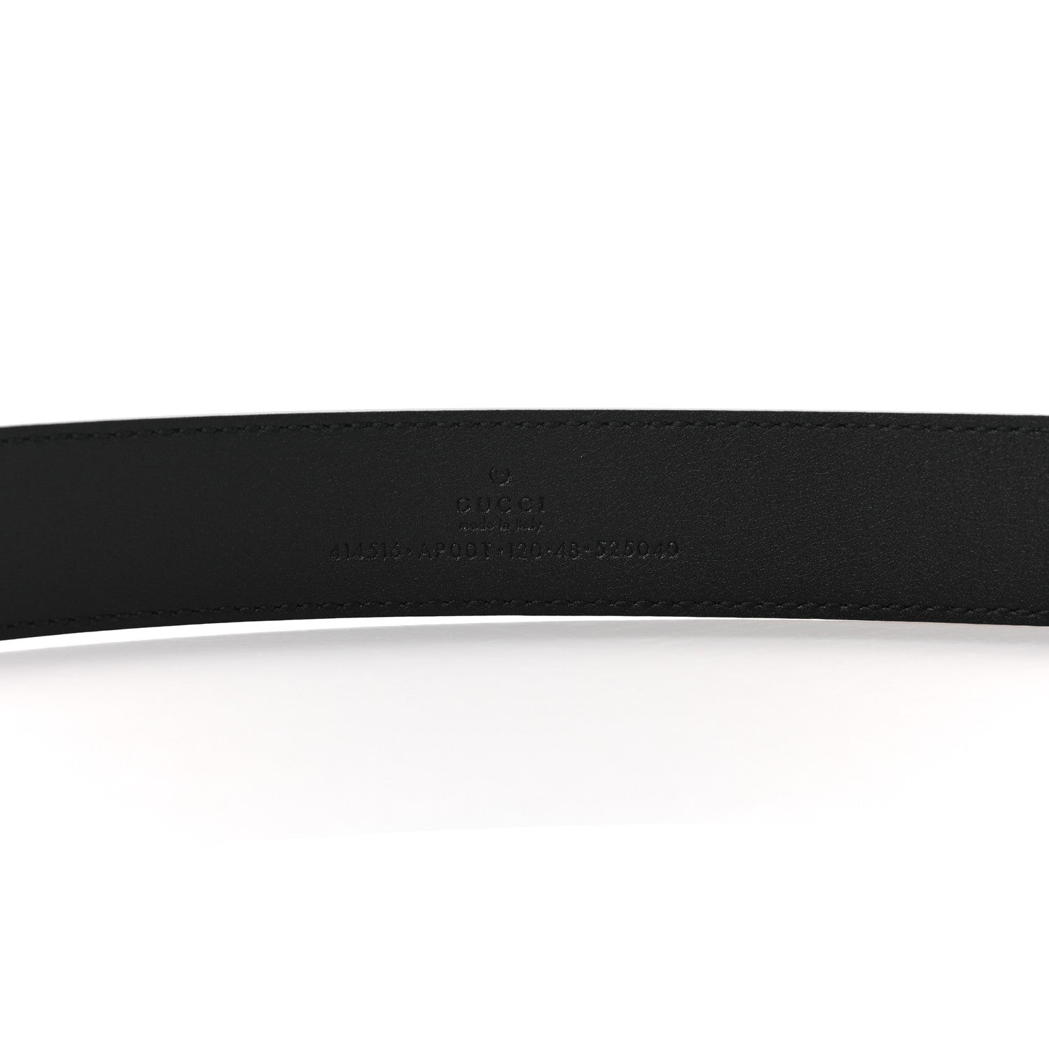 Gucci Moon Calfskin Double G 30mm Belt 120 48 Black 3 of 5