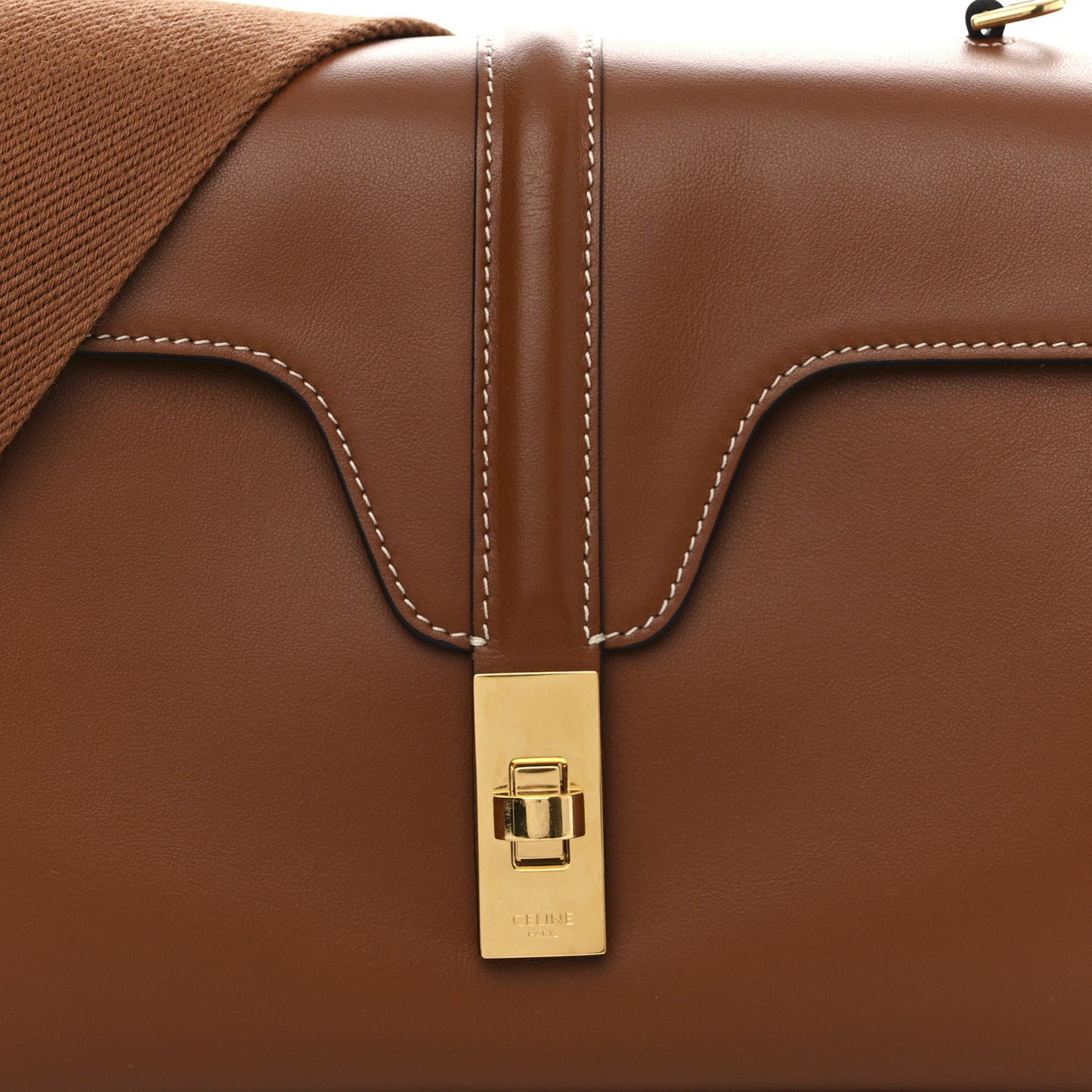 Smooth Calfskin Teen 16 Crossbody Bag Soft Tan