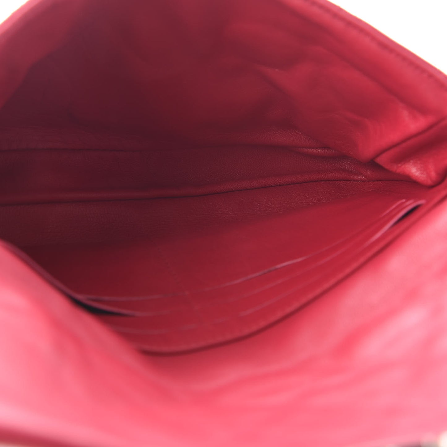 Lambskin Cannage Miss Dior Promenade Pouch Fuchsia