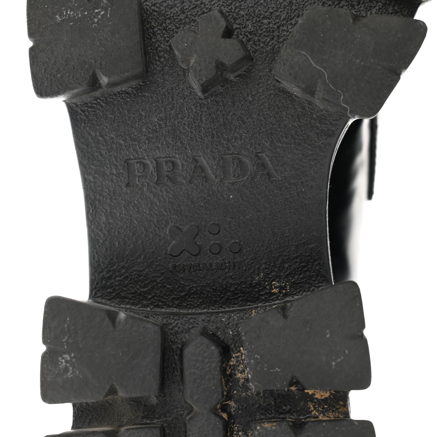 Prada Spazzolato Triangle Logo Monolith Pointy 55mm Loafers 40 Black 7 of 12