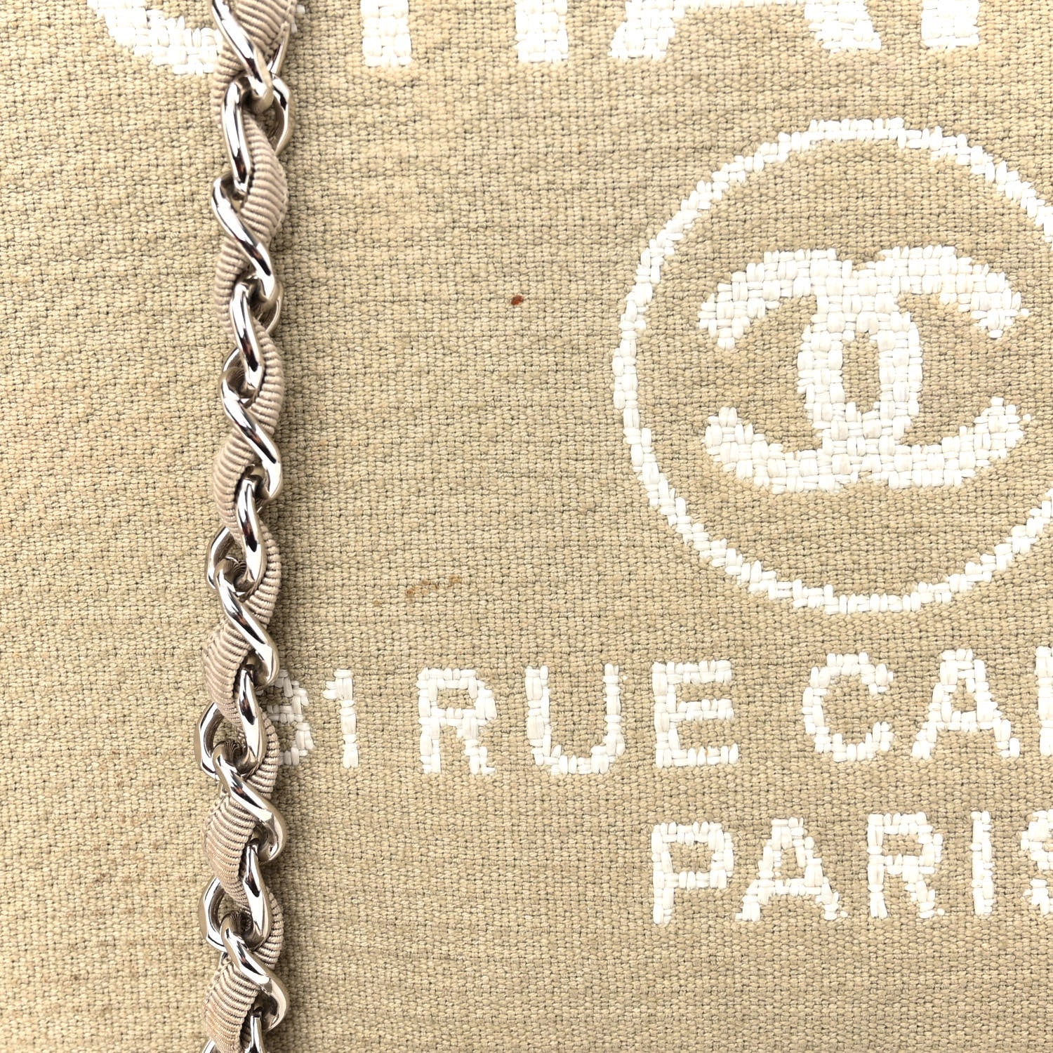 Chanel Mixed Fibers Medium Deauville Tote Grey 11 of 12