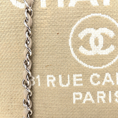 Chanel Mixed Fibers Medium Deauville Tote Grey 11 of 12