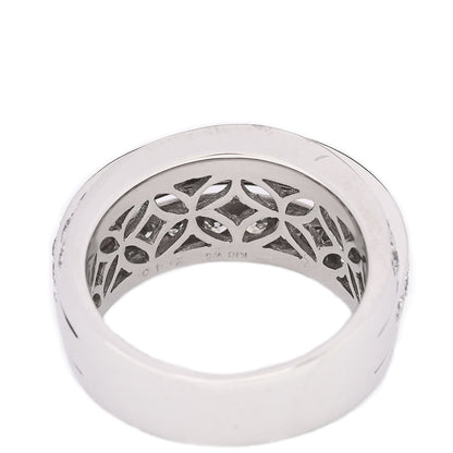 Parker & West by FASHIONPHILE 18K White Gold Diamond 2.45ctw Three-Row Ring 56 7.5 7 of 9