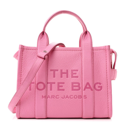 Marc Jacobs Grained Calfskin Small The Tote Bag Candy Pink 1 of 12