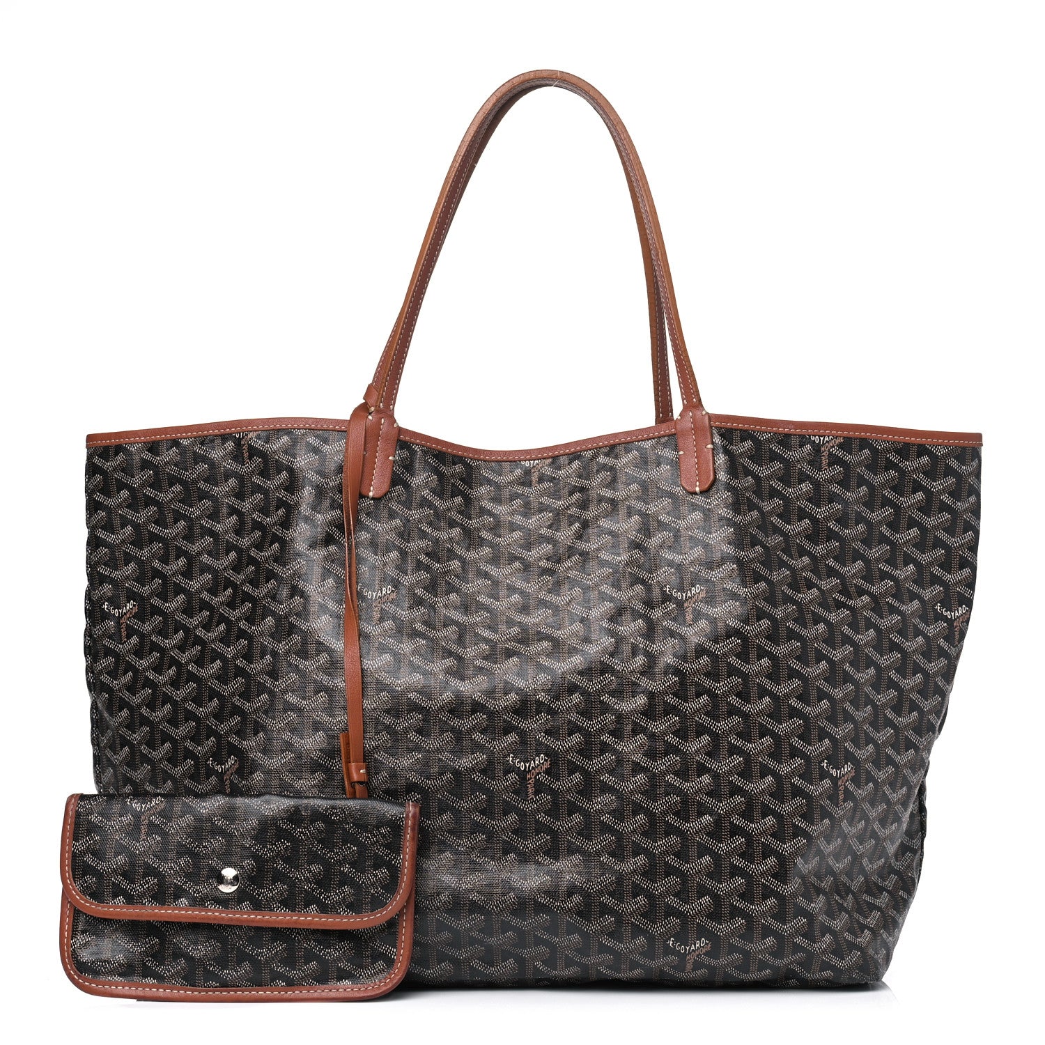 Goyard Goyardine Saint Louis GM Black Gold 1 of 17