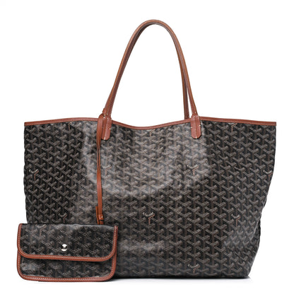 Goyard Goyardine Saint Louis GM Black Gold 1 of 17