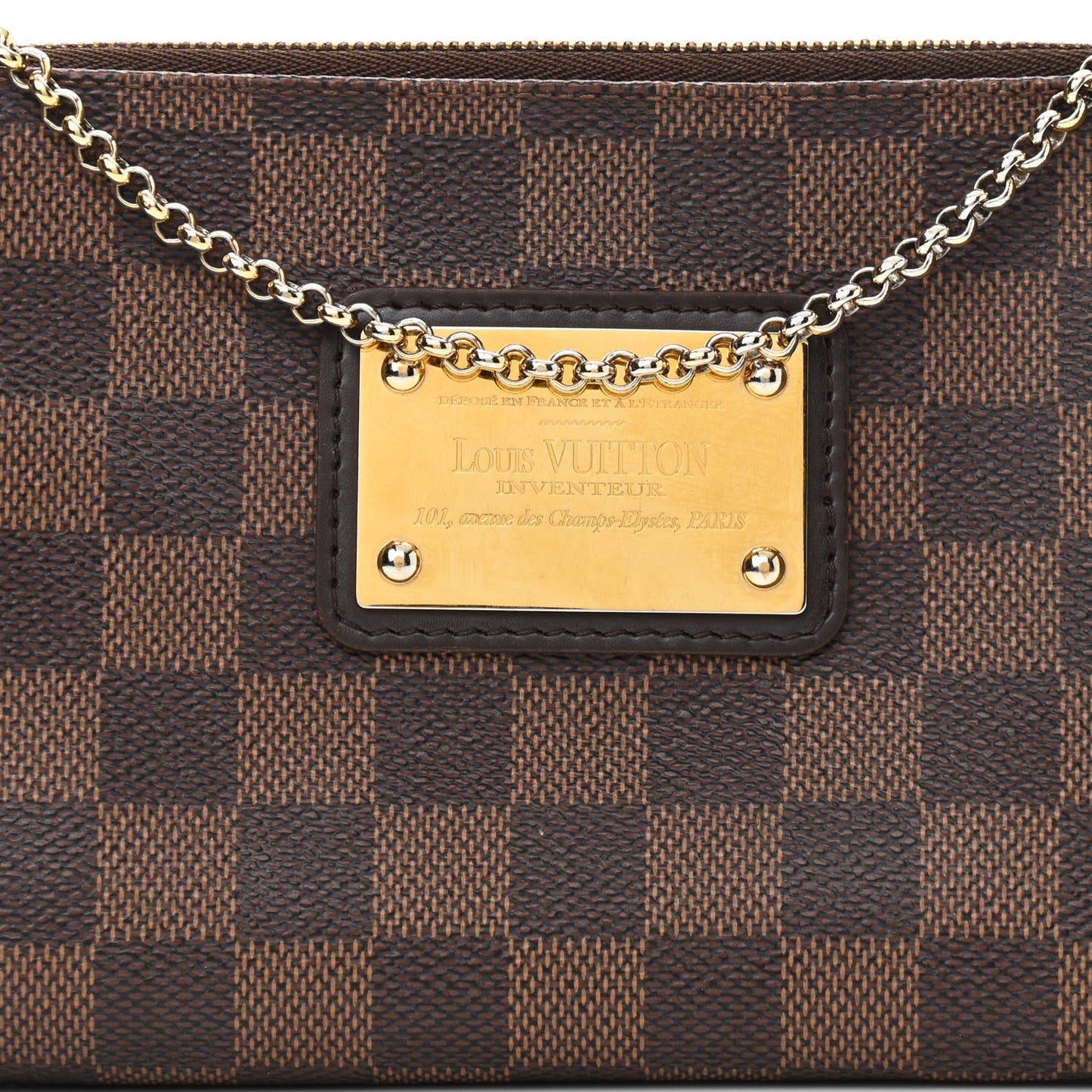 Damier Ebene Eva Clutch