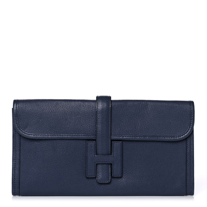 Hermes Chevre Mysore Jige Elan 29 Bleu Saphir 1 of 13