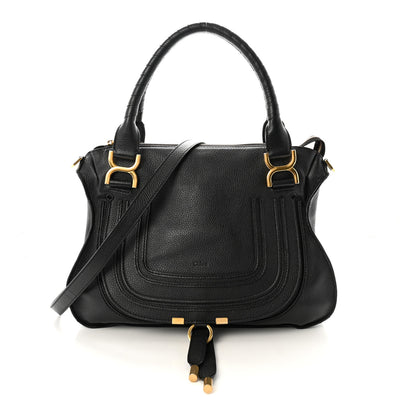 Chloe Calfskin Medium Marcie Satchel Black 1 of 9