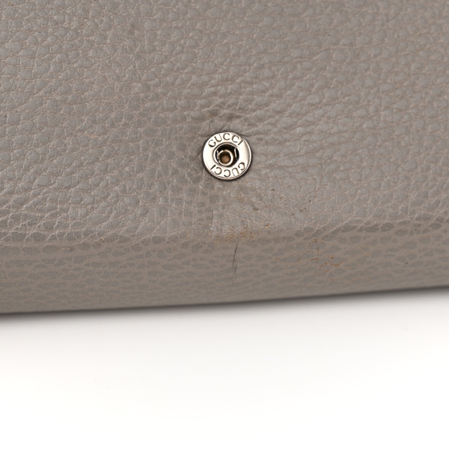 Gucci Dollar Calfskin Crystal Mini Dionysus Chain Wallet Dusty Grey Black Diamond 13 of 15