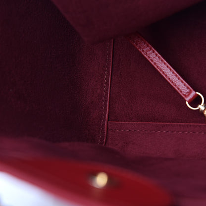 Chanel Caviar Small Studded Deauville Tote Red 11 of 18