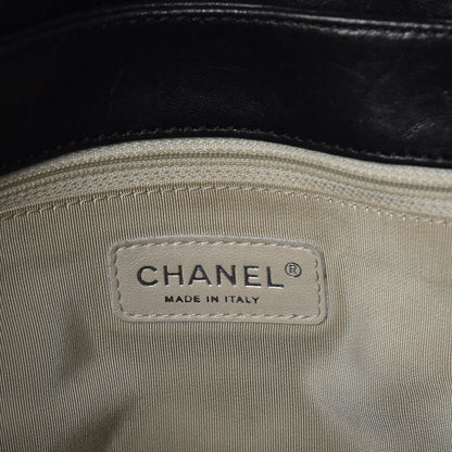 Chanel Washed Lambskin Quilted Maxi Chain Around Flap Black 6 of 9