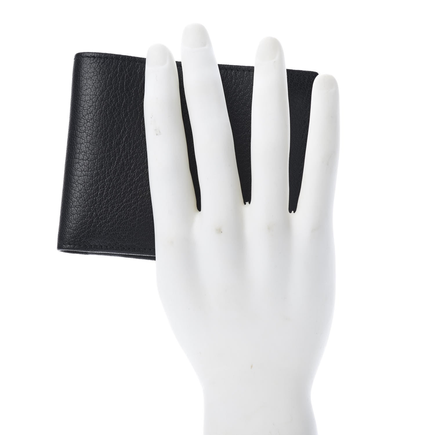 Chanel Goatskin Bi-Fold Wallet Black 2 of 8