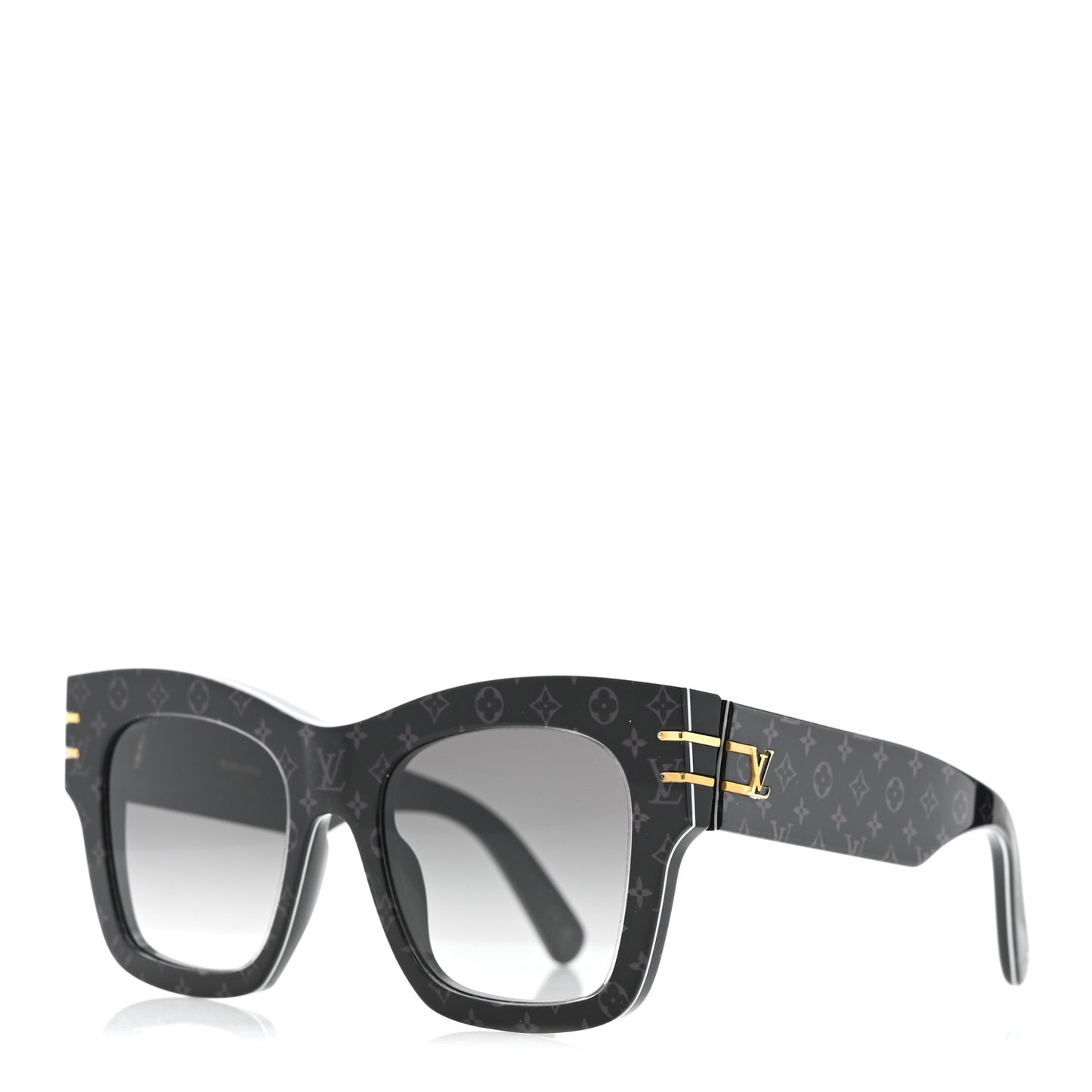 Acetate Blade Sunglasses Z1616E Black Black