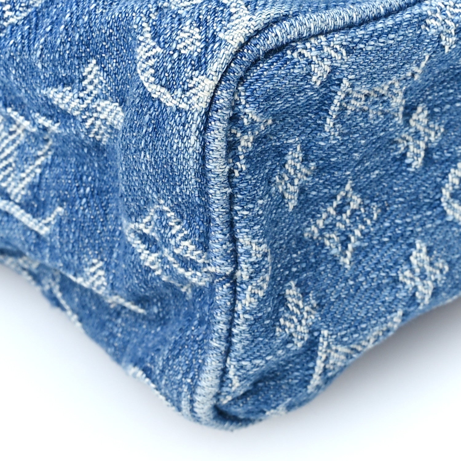 Louis Vuitton Monogram Denim Nano Speedy Blue 9 of 10