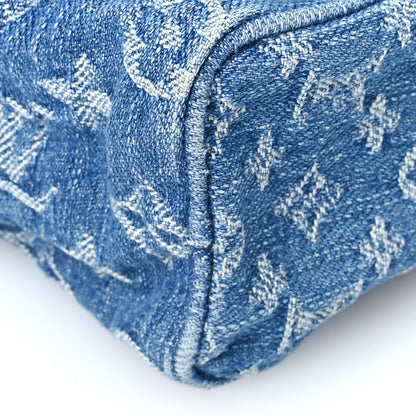 Louis Vuitton Monogram Denim Nano Speedy Blue 9 of 10
