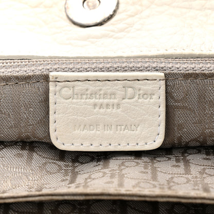 Christian Dior Calfskin Braided Gaucho Double Saddle Bag White 6 of 18