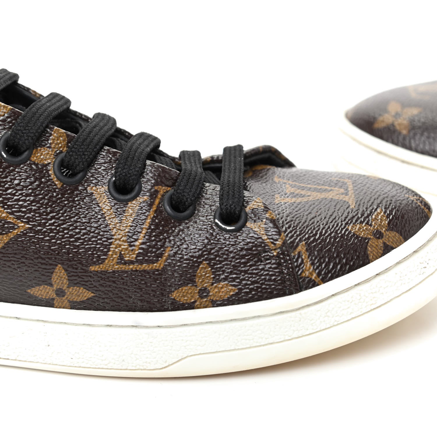 Louis Vuitton Patent Monogram Frontrow Sneakers 39 12 of 13