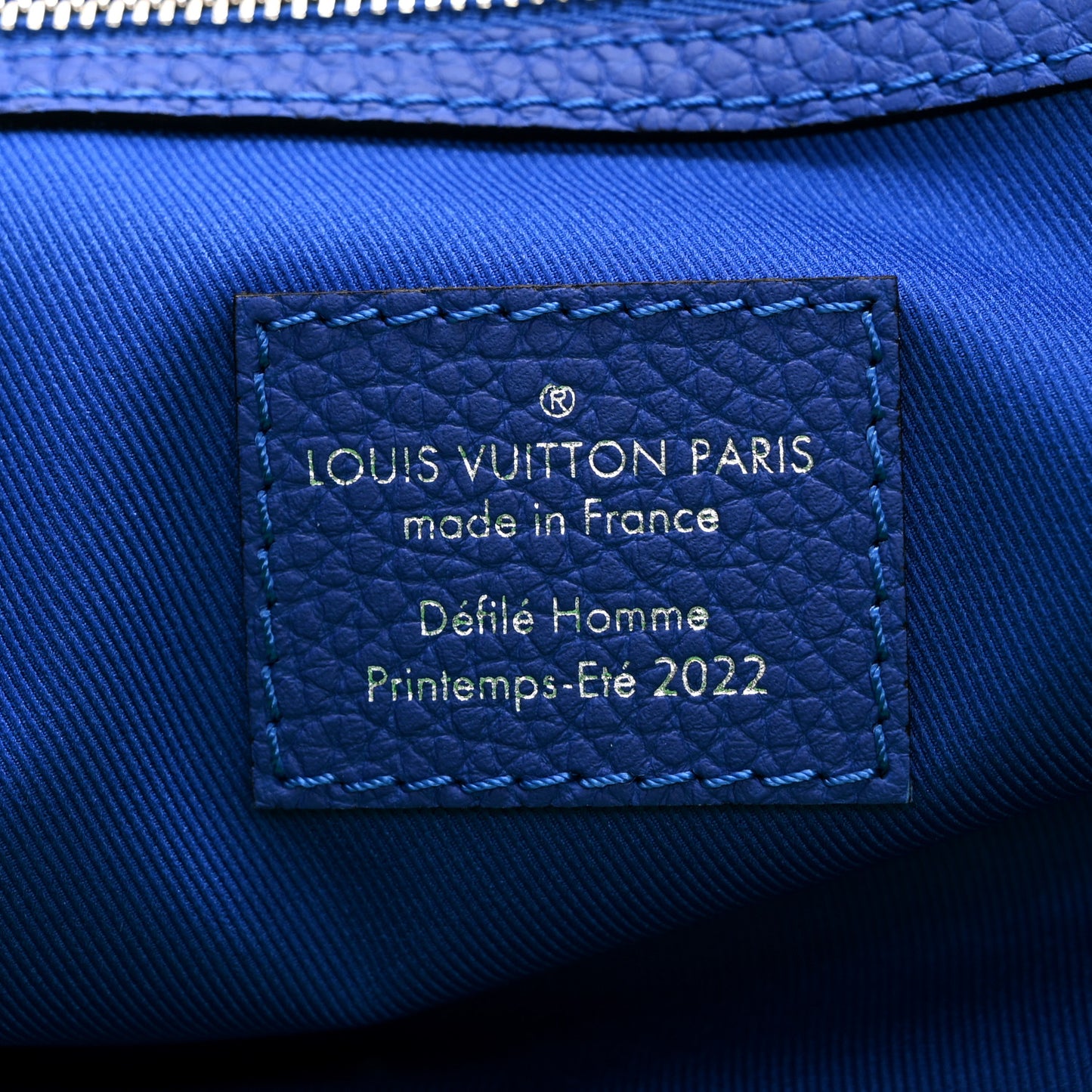 Taurillon Illusion Keepall Bandouliere 50 Bleu Vert