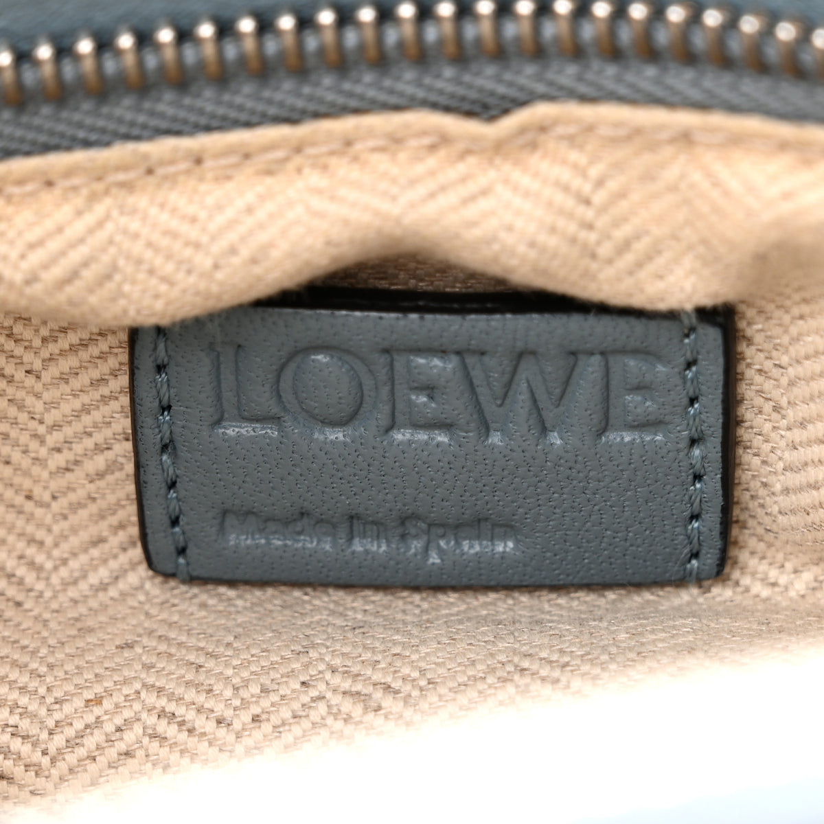 Loewe Calfskin Medium Puzzle Bag Stone Blue 11 of 23