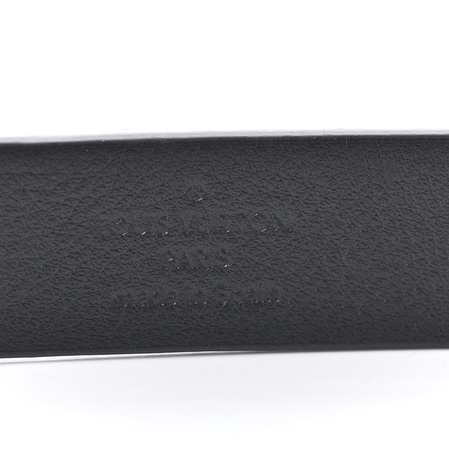 Calfskin Embossed 20MM LV Initiales Belt 80 32 Black