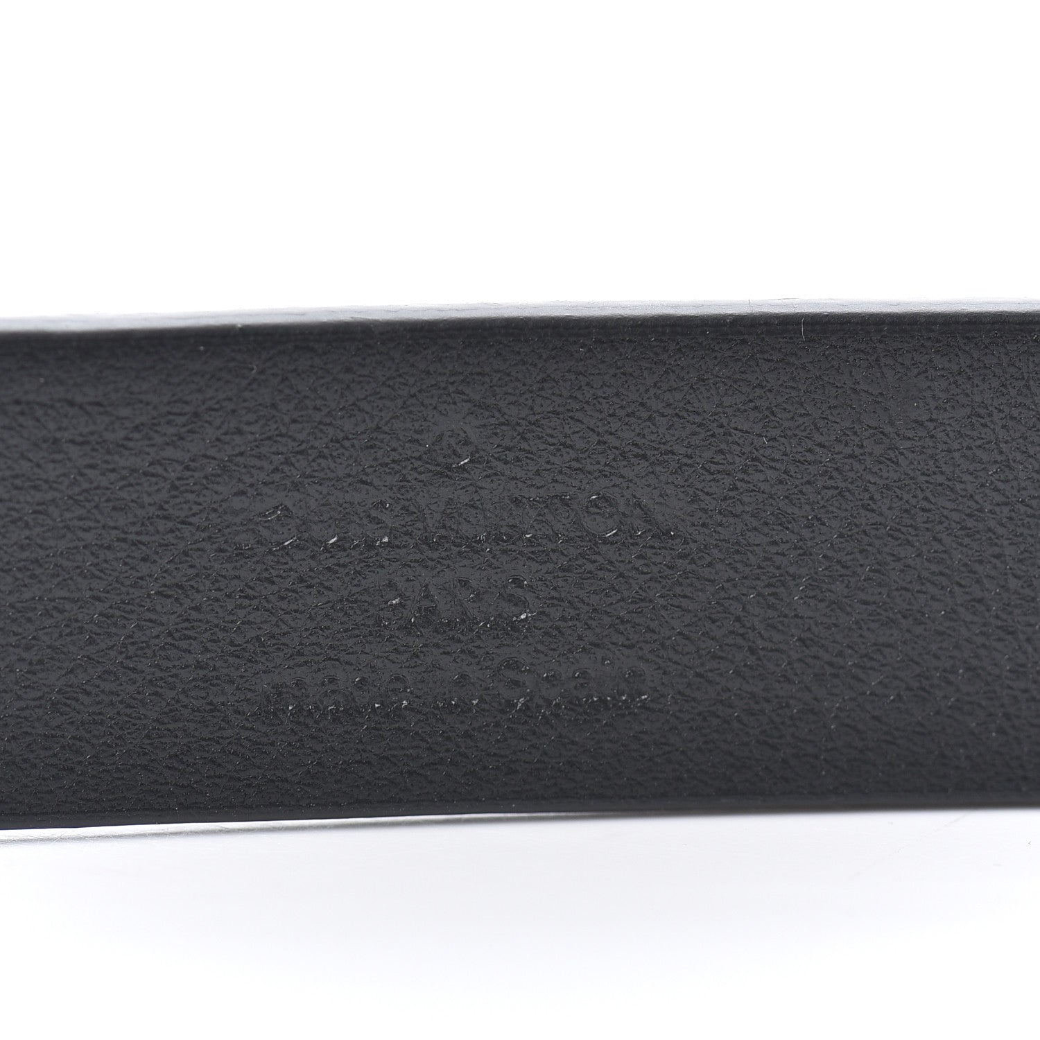Louis Vuitton Calfskin Embossed 20MM LV Initiales Belt 80 32 Black 3 of 8