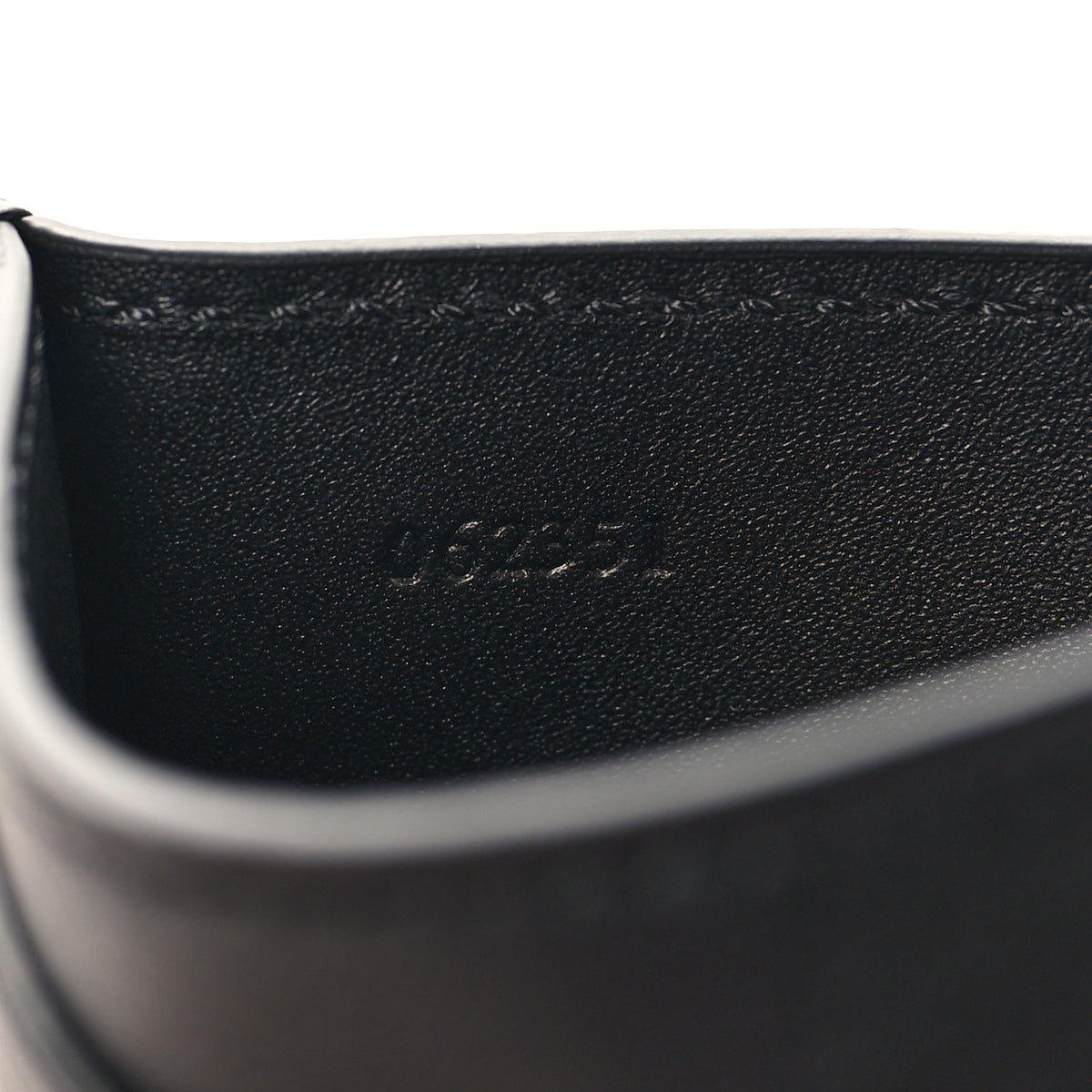 Calfskin Puzzle Card Holder Black