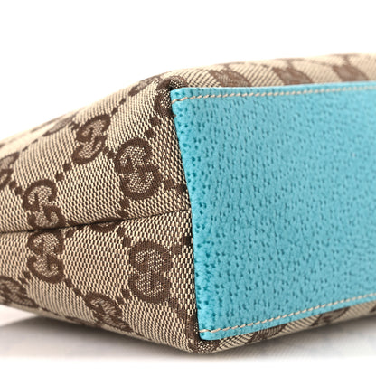 Gucci Monogram GG Cosmetic Case Turquoise 9 of 11