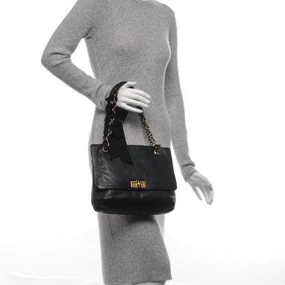 Lanvin Goatskin Medium Happy Shoulder Bag Black 2 of 9