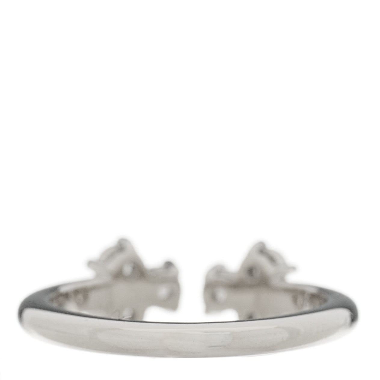 Platinum Diamond Aria Open Ring 45 3.25