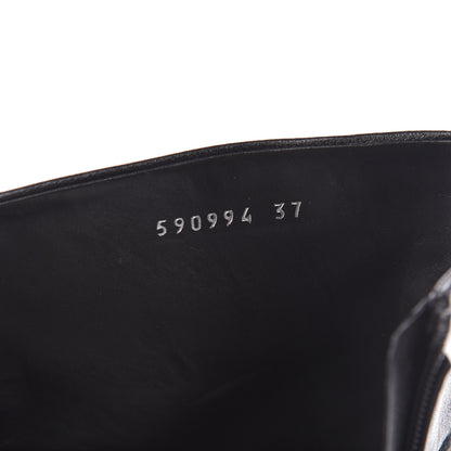Balenciaga Shiny Sheepskin 20mm Oval Booties 37 Black 9 of 13
