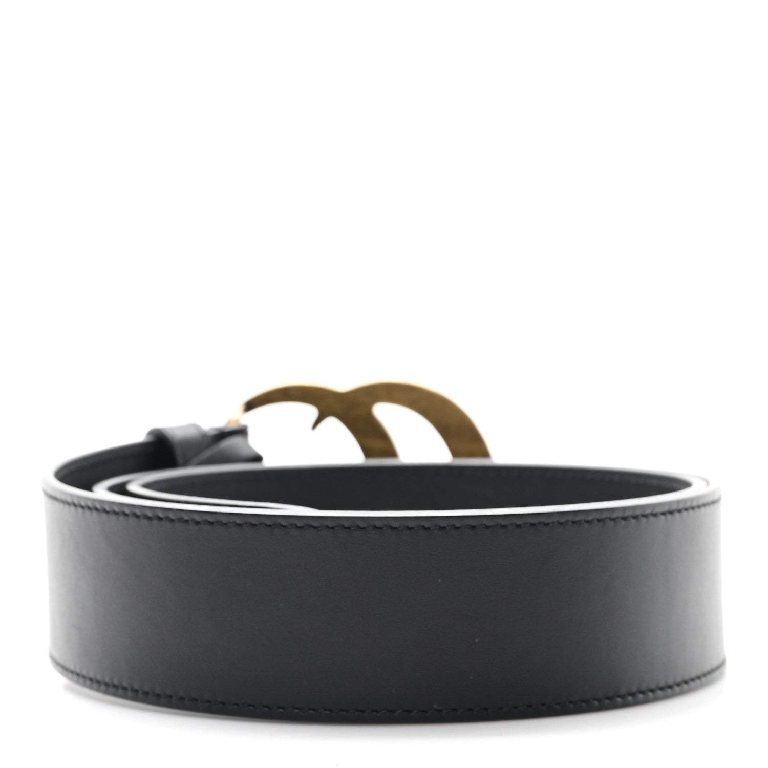 Gucci Calfskin Double G 40mm Belt 85 34 Black 2 of 5