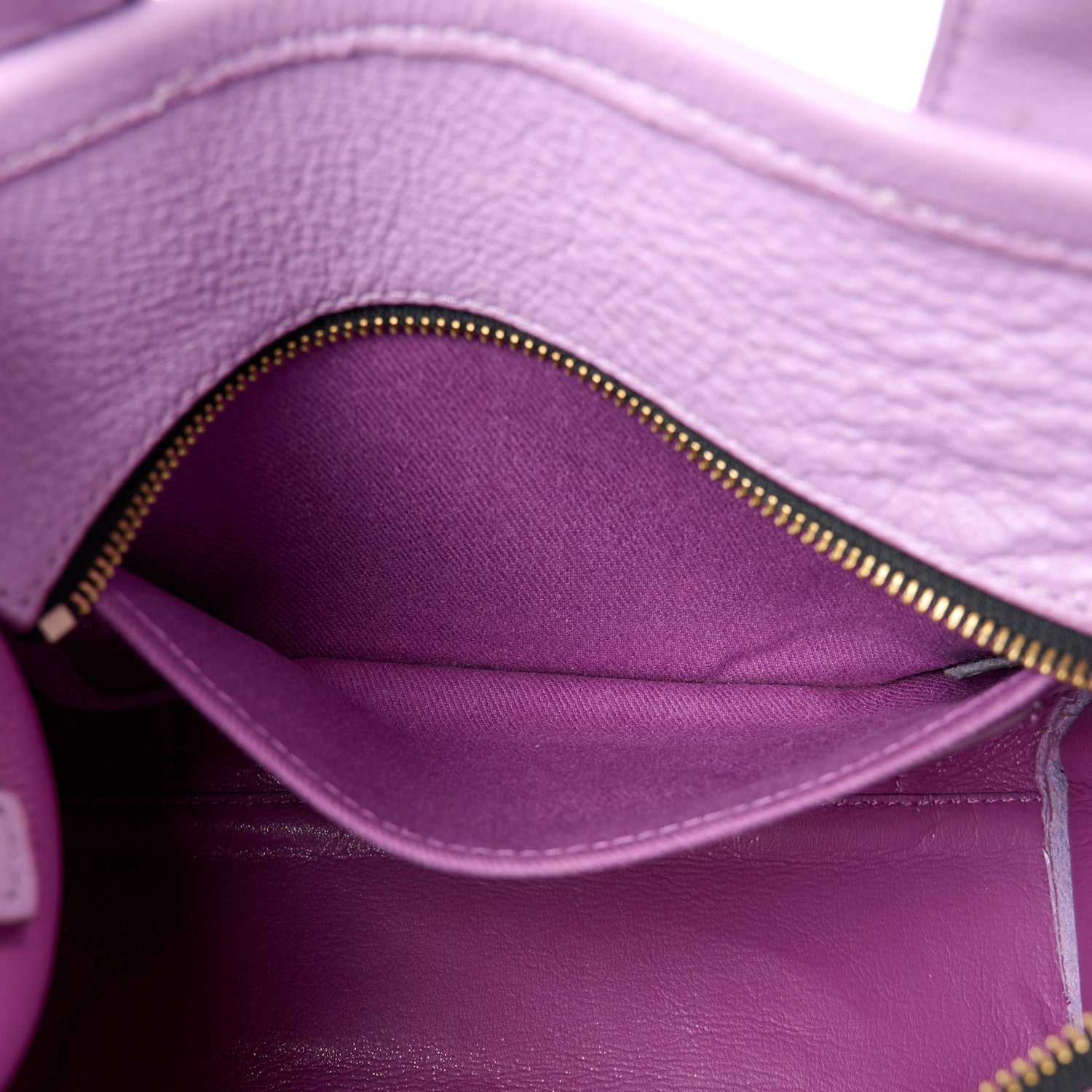 Marc Jacobs Grained Calfskin Small The Tote Bag Regal Orchid 6 of 12