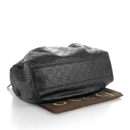 Gucci Guccissima Medium Sukey Tote Black 4 of 8
