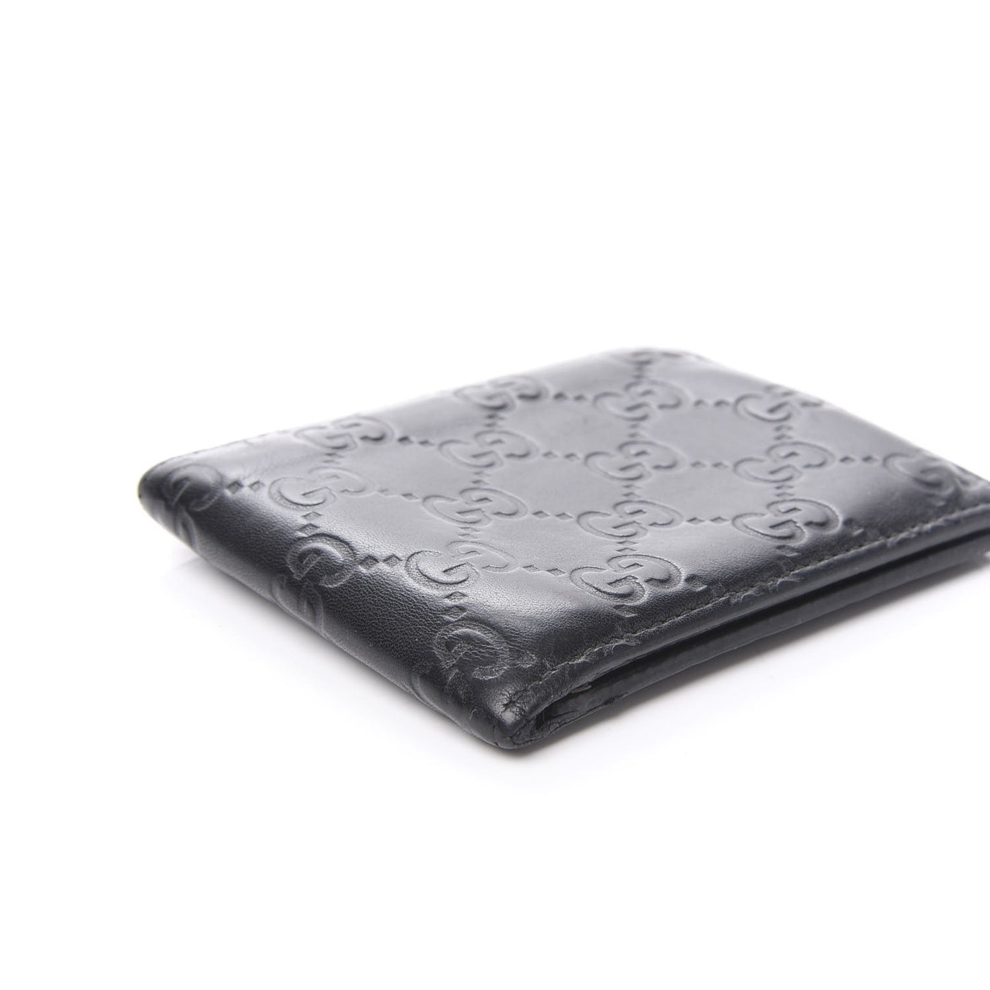 Guccissima Avel Bi-Fold Wallet Chocolate