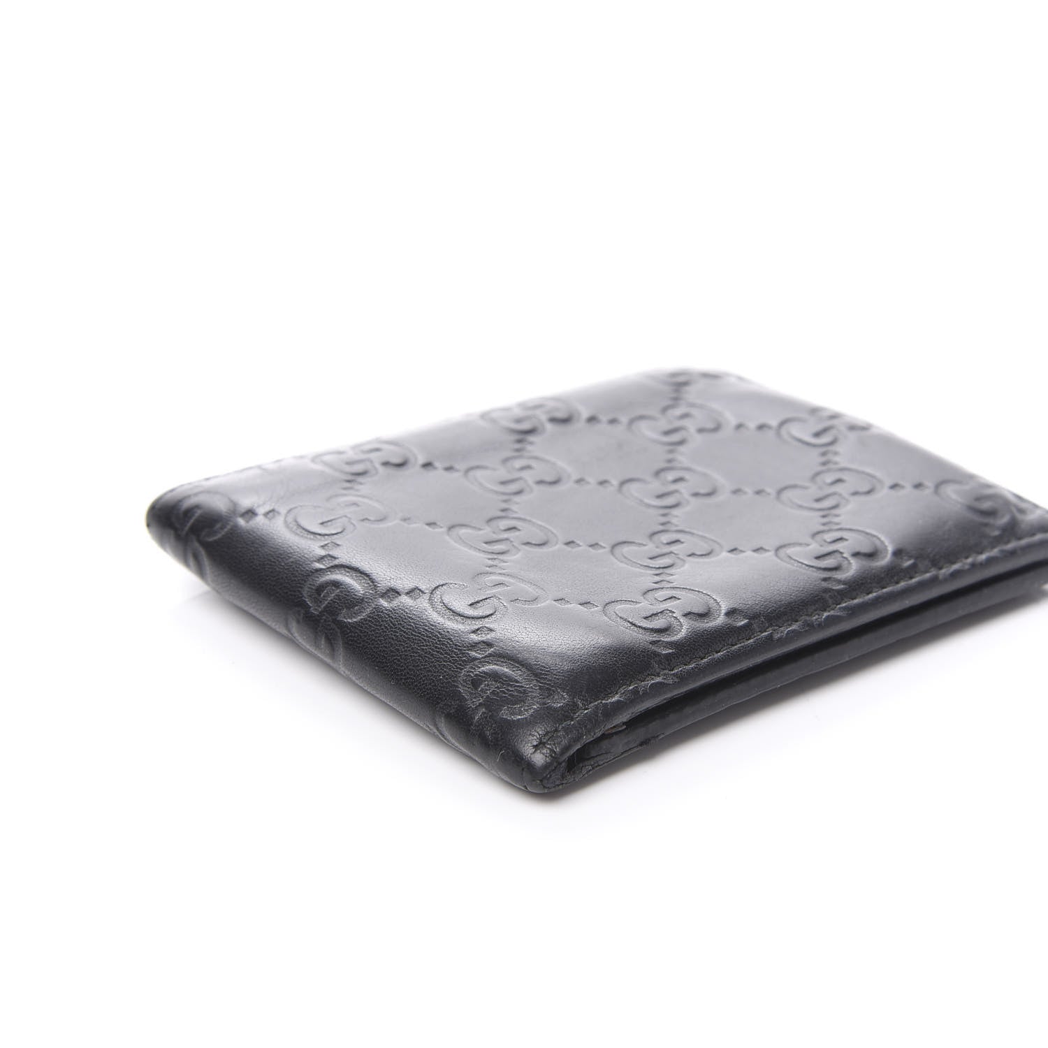 Gucci Guccissima Avel Bi-Fold Wallet Chocolate 6 of 8