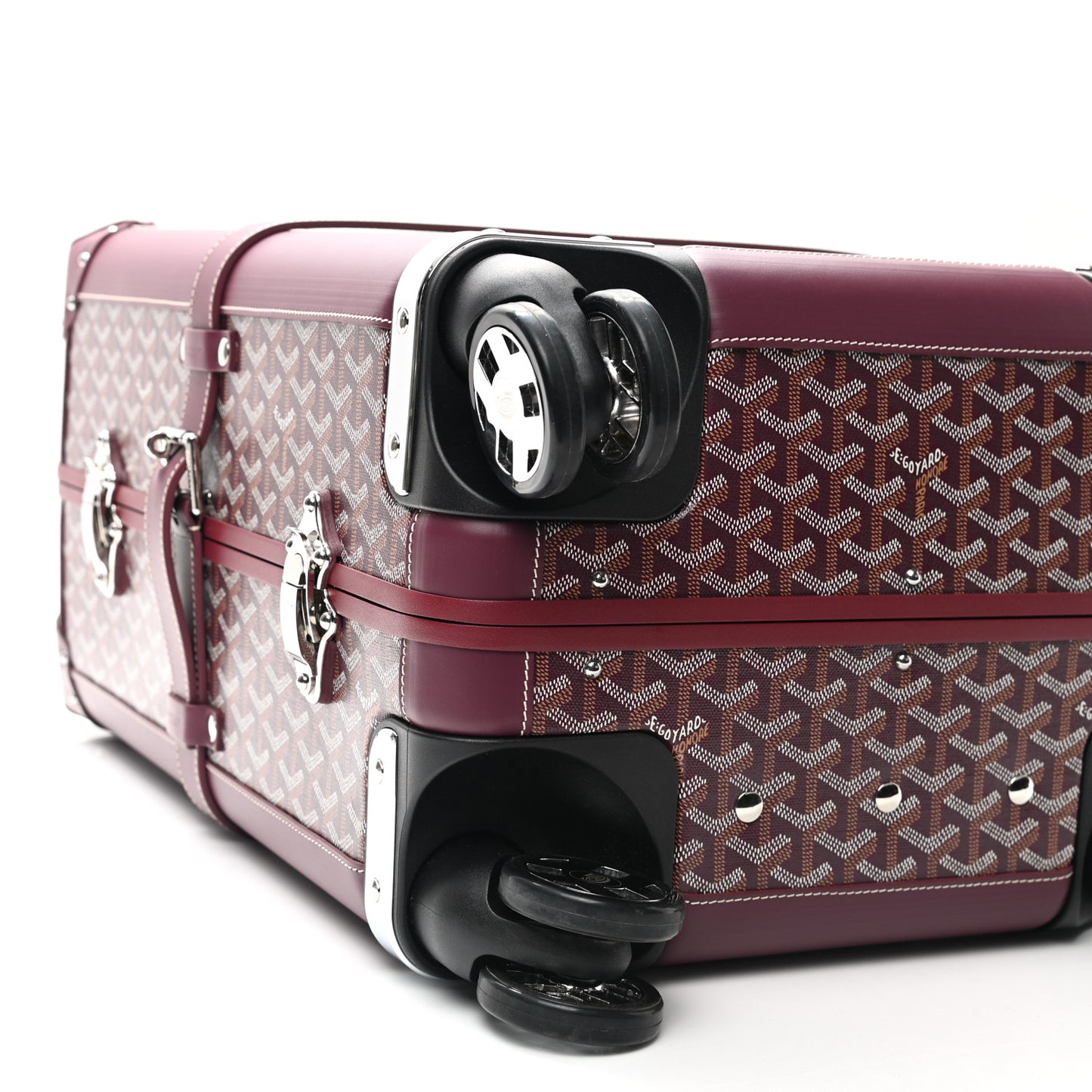 Goyardine Bourget PM Burgundy