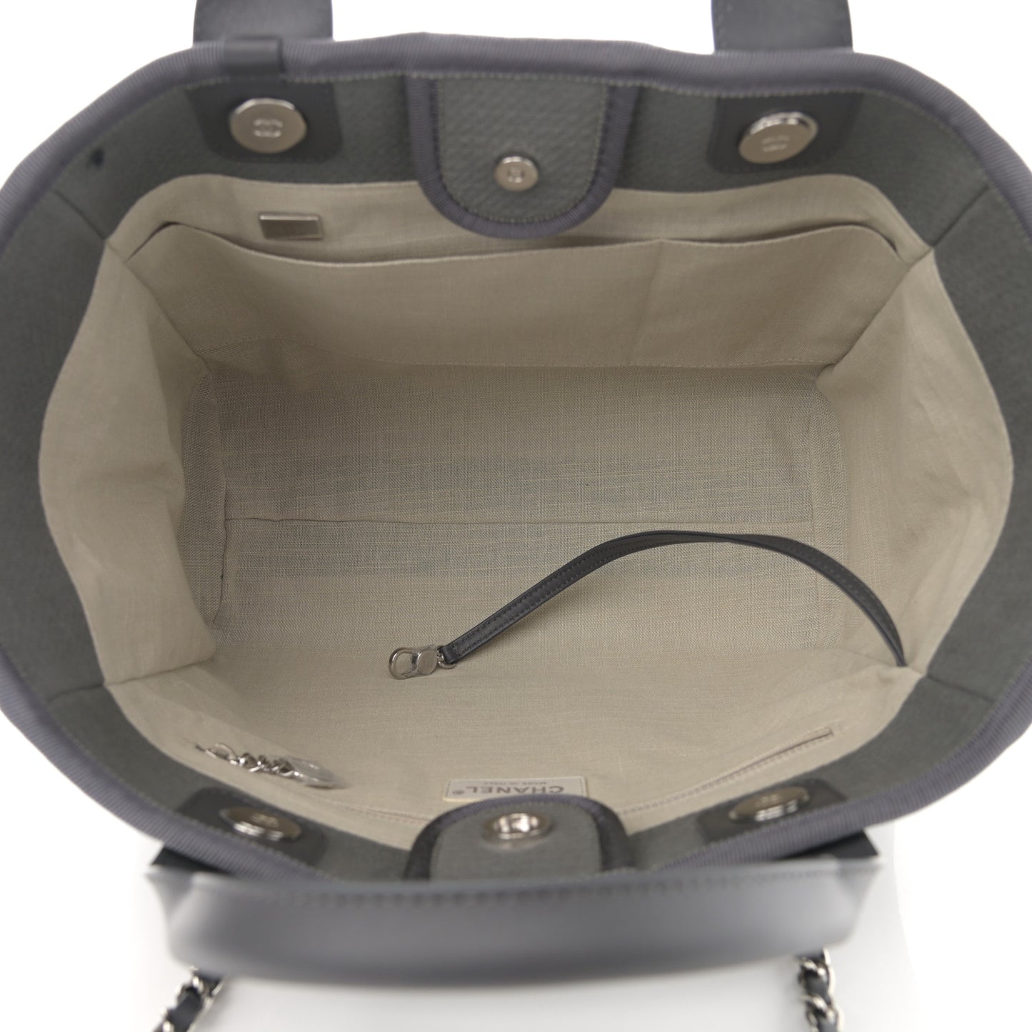 Mixed Fibers Small Deauville Tote Grey