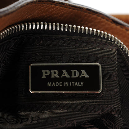 Prada Vitello Daino Shoulder Flap Bag Caramel 5 of 8