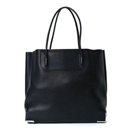 Alexander Wang Pebbled Calfskin Large Prisma Skeletal Tote Black Silver Hardware 1 of 20
