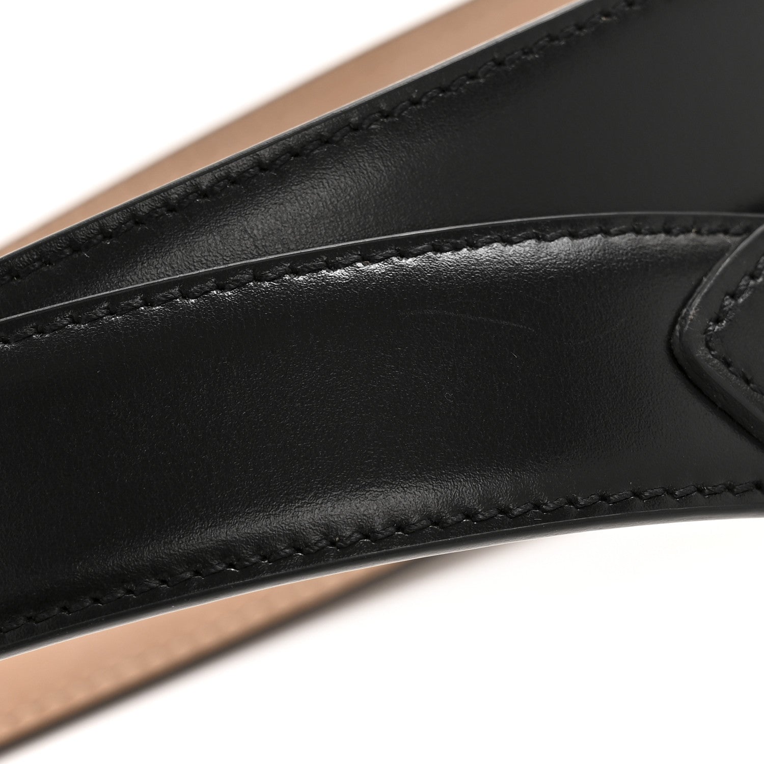 Khaite Calfskin Benny Belt 85 34 Black 8 of 8