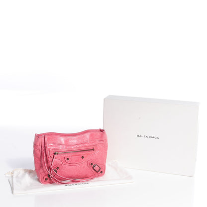 Balenciaga Agneau Porte Toilette Makeup Clutch Framboise 8 of 13