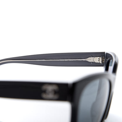 Chanel Acetate Square CC Sunglasses 5380 Black 6 of 7