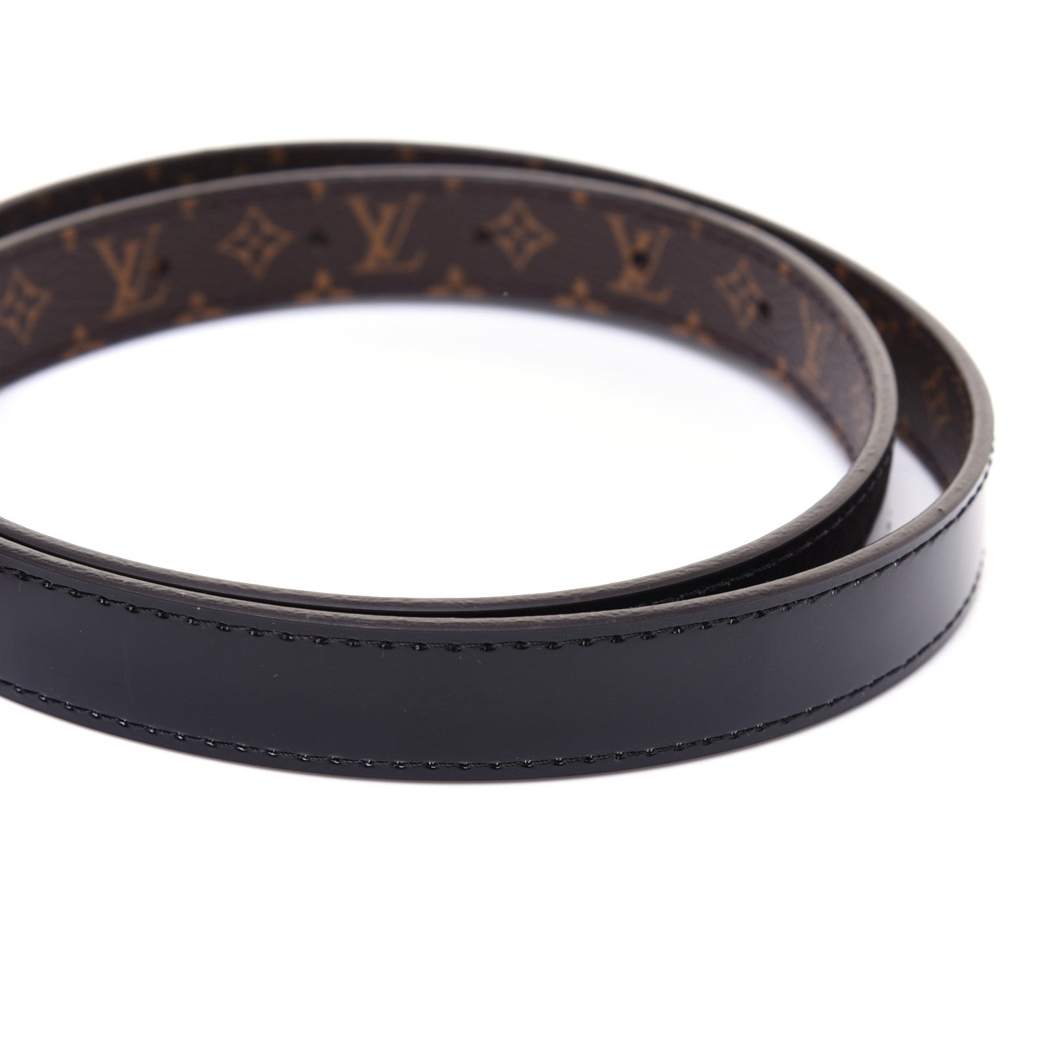 Louis Vuitton Monogram 25mm LV Circle Reversible Belt 90 36 Black 5 of 5