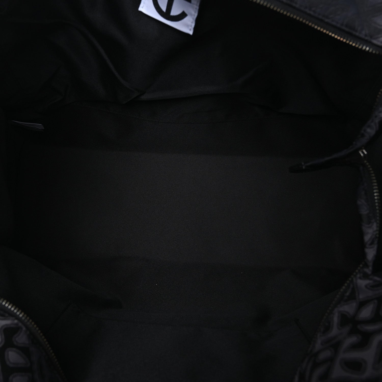 Telfar Monogram Jacquard Large Shopping Bag Black 5 of 8