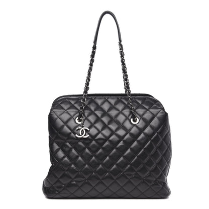 Chanel Caviar Quilted City Shopping Tote Black 1 of 13